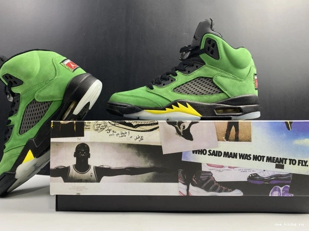 Rep Onekick 5 CK6631-307 Air Jordan SE Oregon Ducks 0607